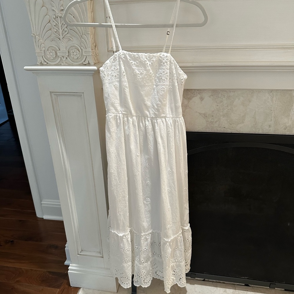 White Eyelet Dress Sz. Small